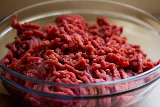 raw ground beef