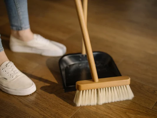 broom cleaning